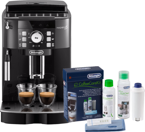 De'Longhi Magnifica S ECAM21.117.B + Coffee Care Kit - Espressokopen.nl