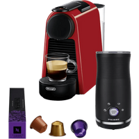De'Longhi Nespresso Essenza Mini EN85.R + Pierre Melkopschuimer - 6151129585566
