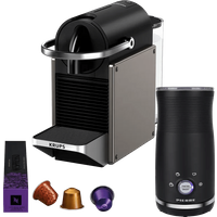 Krups Nespresso Pixie XN306T + Pierre Melkopschuimer - 6151129610688