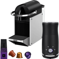 De'Longhi Nespresso Pixie EN127.S + Pierre Melkopschuimer - 6151129618639