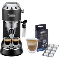De'Longhi EC685.BK Dedica Zwart + Reinigingstabletten - 6156414883877